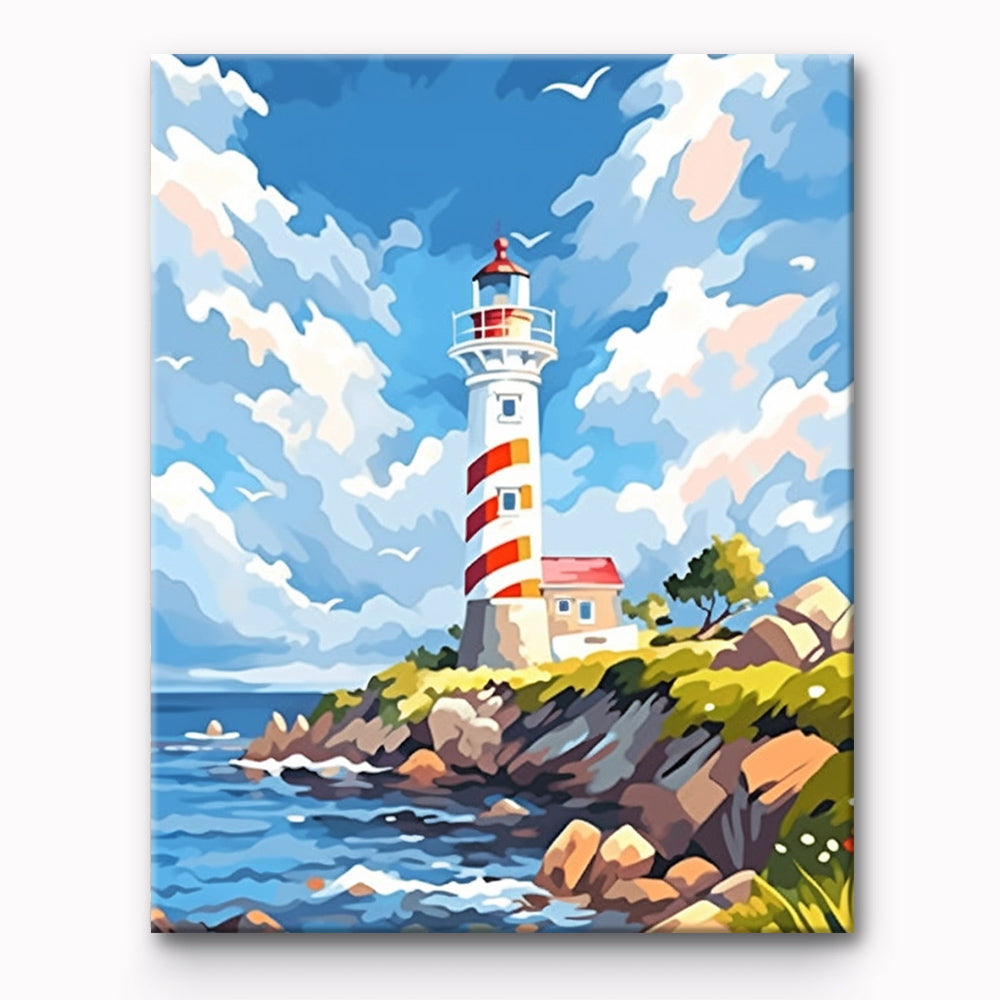 Lighthouses Painting By Number 1