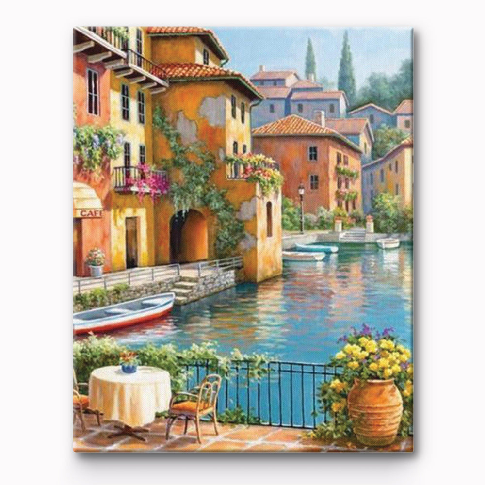 City Under Water Painting By Number 1