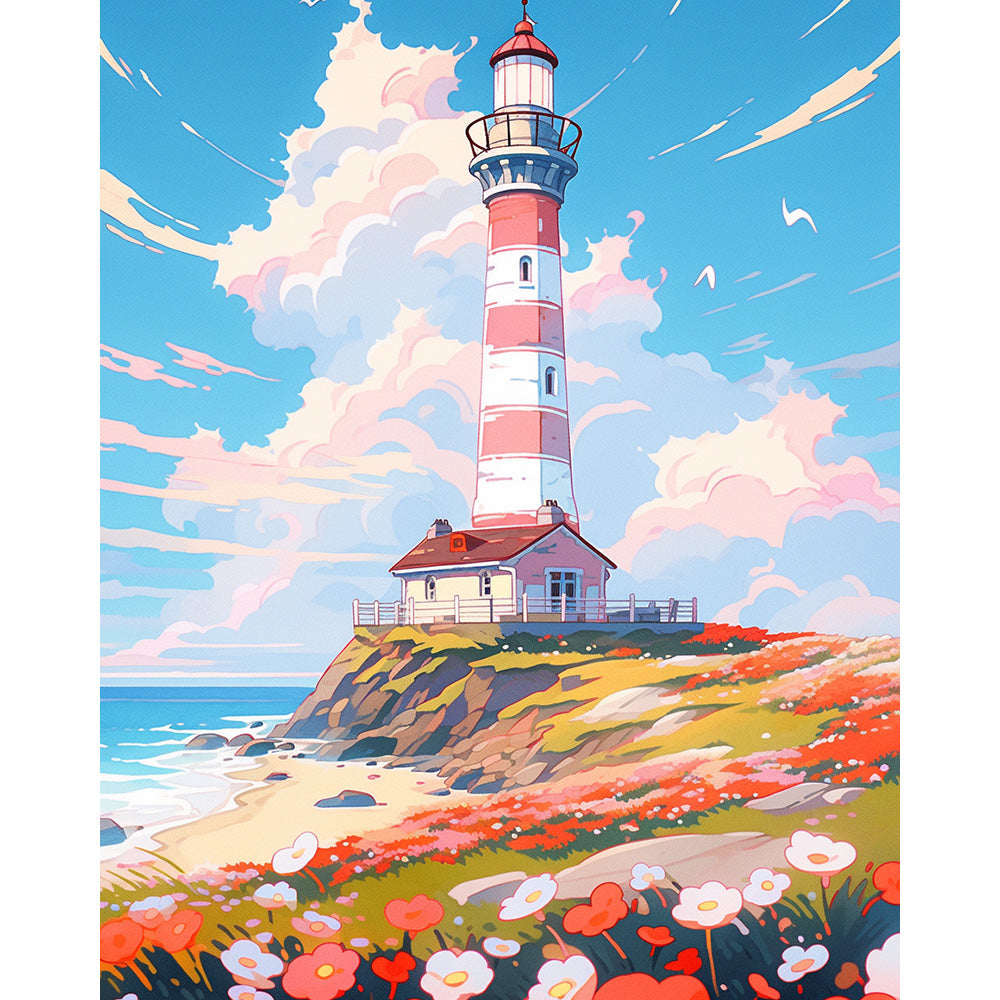 Lighthouses Painting By Number 2