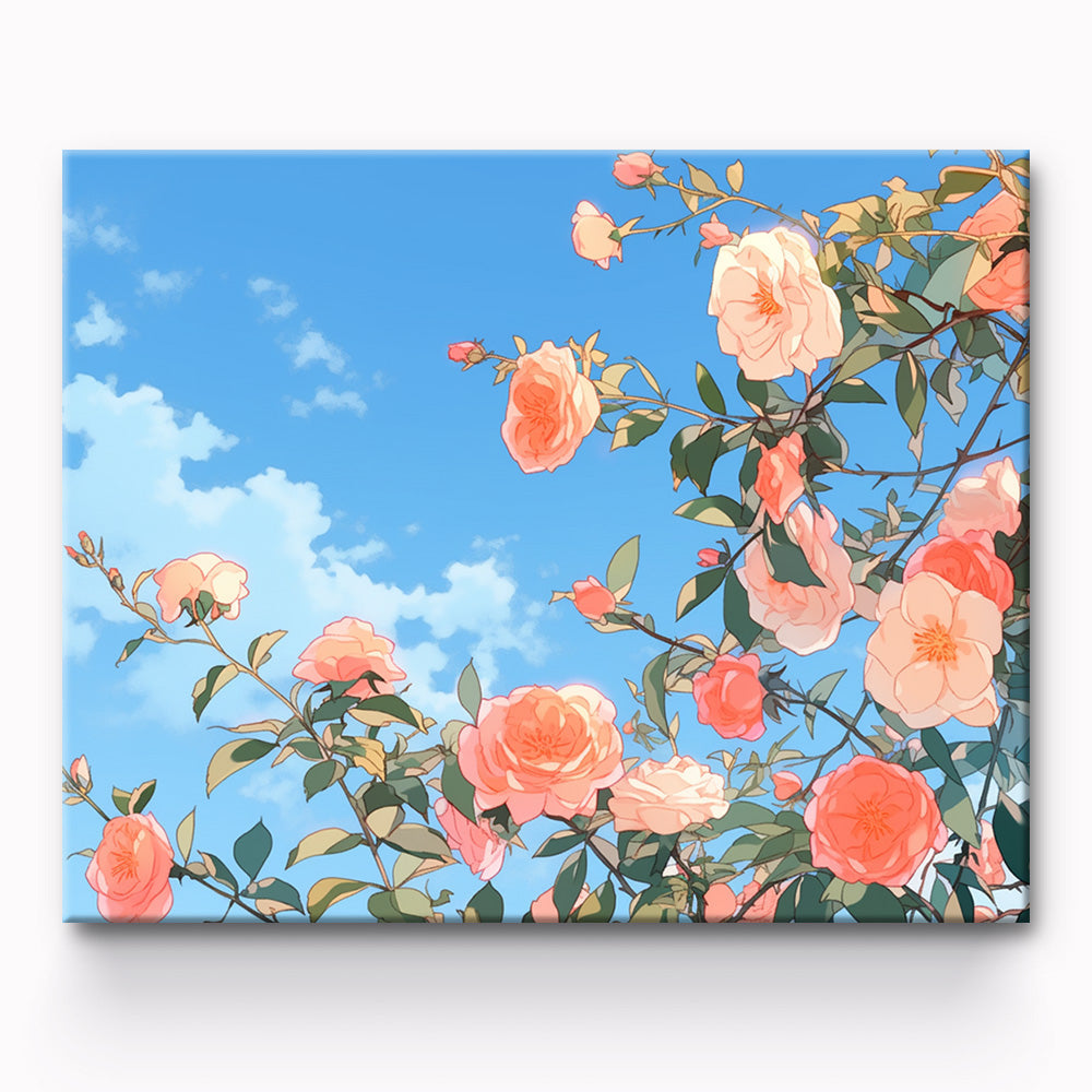 Flower Painting By Number 1