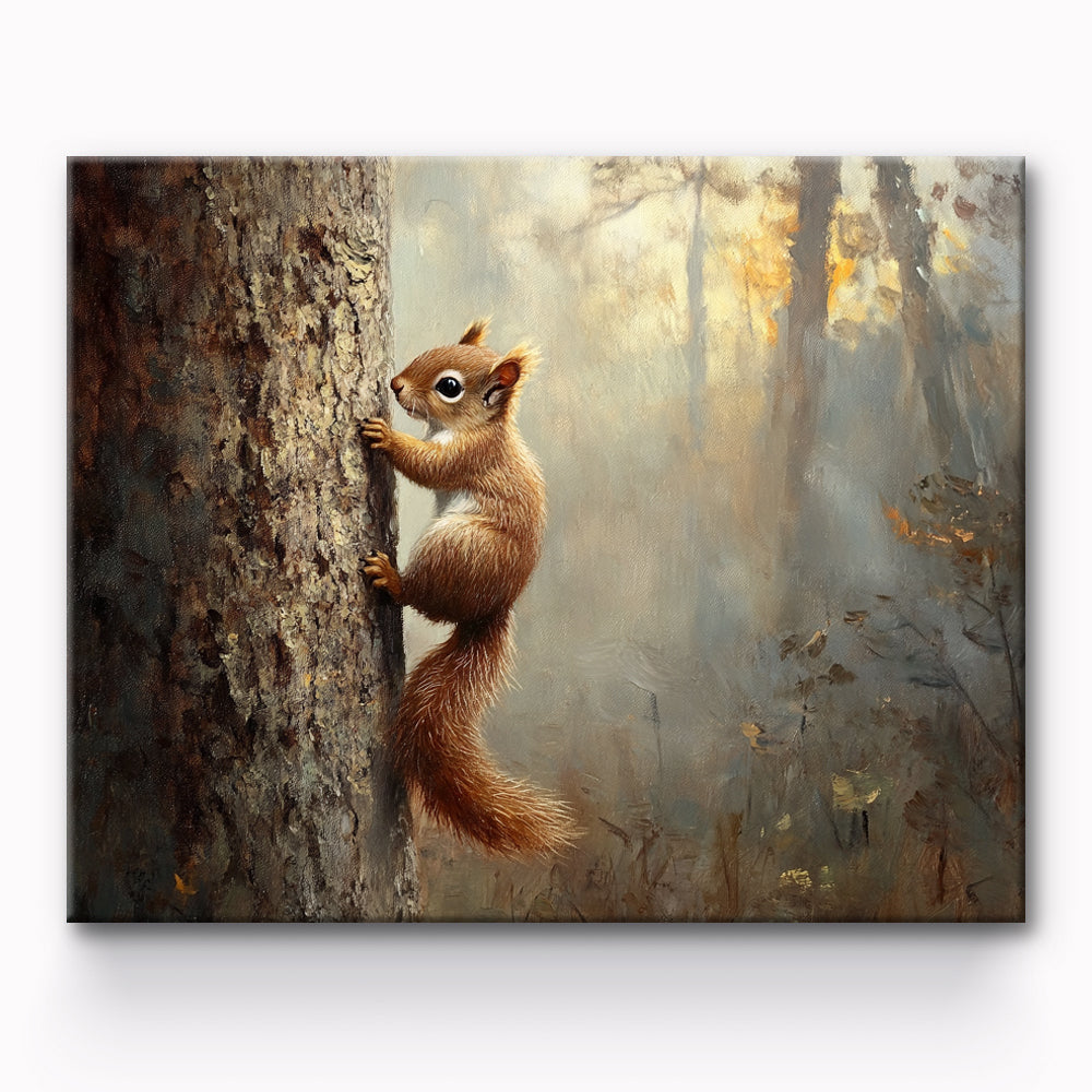 Squirrel Painting By Number 1