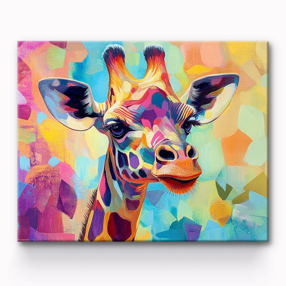 Giraffe Painting By Number 1