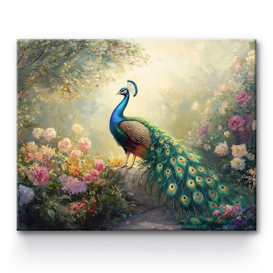 Peacock Painting By Number 1