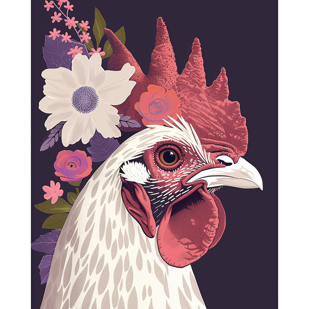 Chicken Painting By Number 2