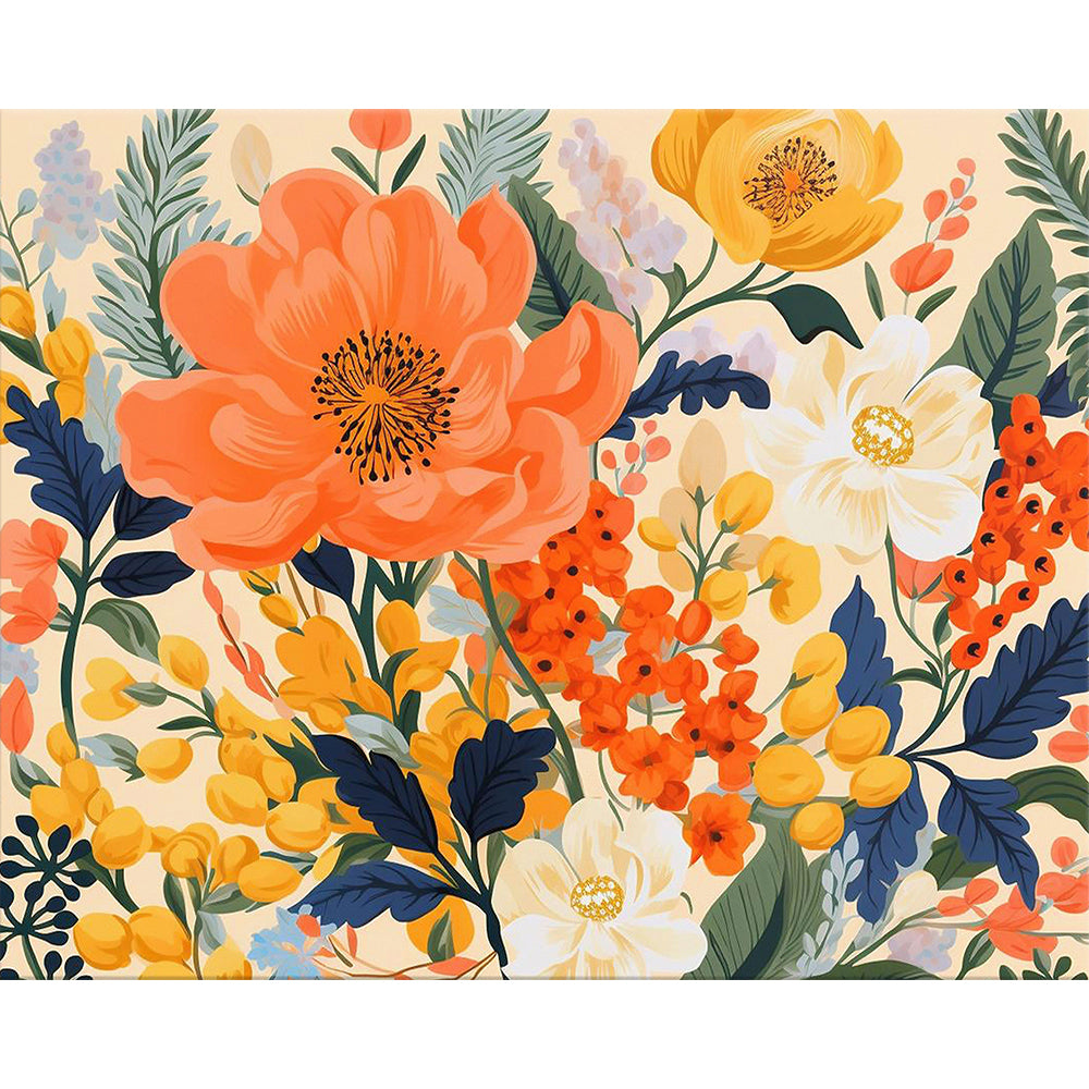 Flower Painting By Number 2