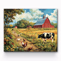 Farm With Animals Painting By Number 1