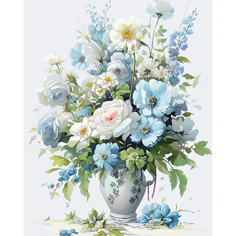 Flowers Painting By Number 2