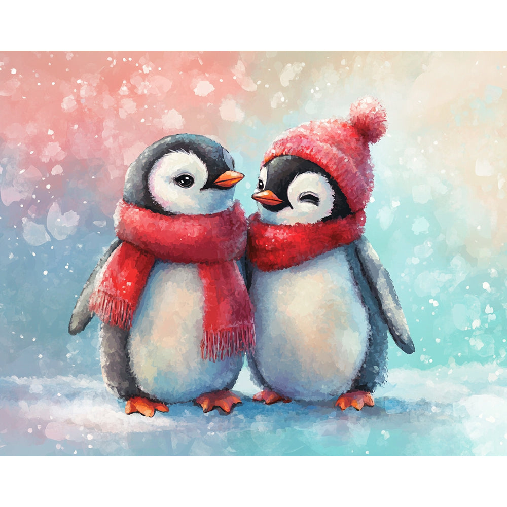 Penguin Painting By Number 2