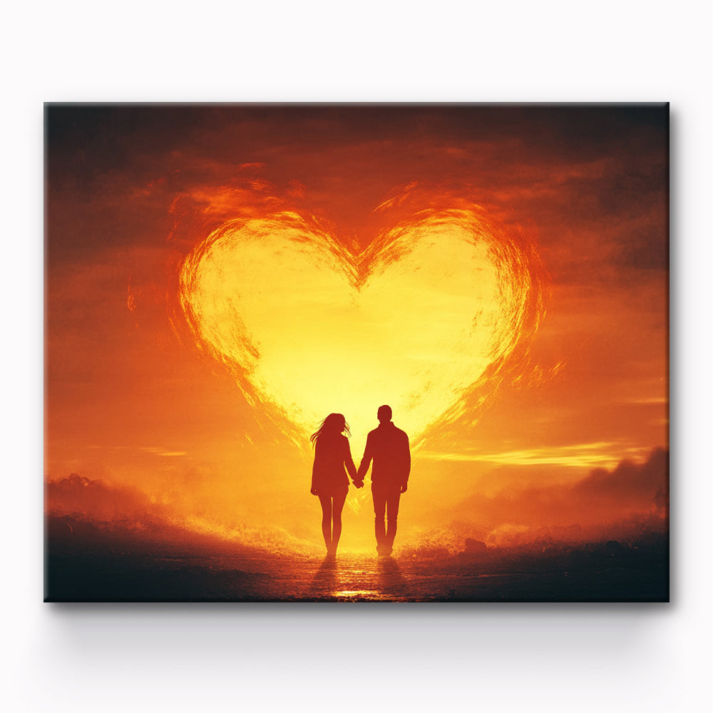 Lovers Painting By Number 1