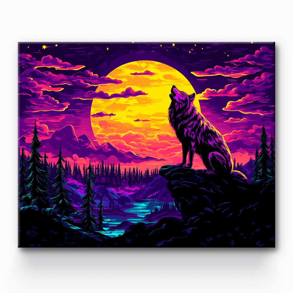 Wolf Painting By Number 1
