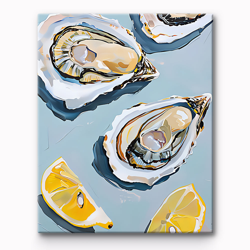 Oyster Lemon Painting By Number 1
