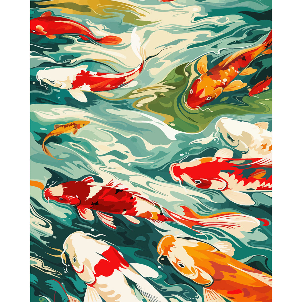 Carps Painting By Number 2