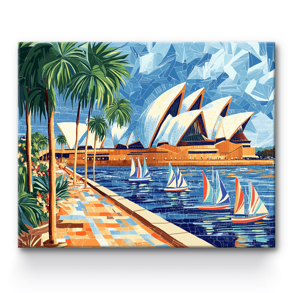 Sydney Opera House Painting By Number 1
