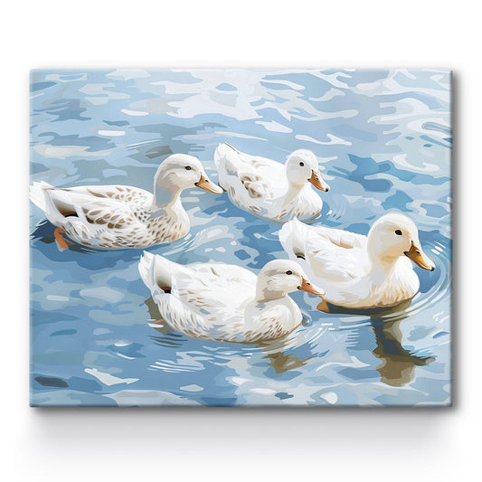 Ducks In The Lake Painting By Number 1