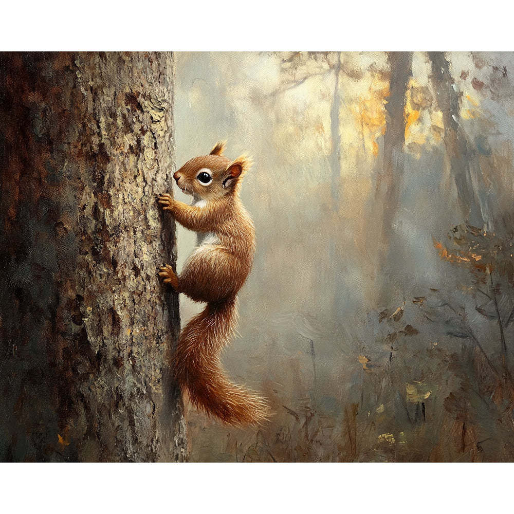 Squirrel Painting By Number 2