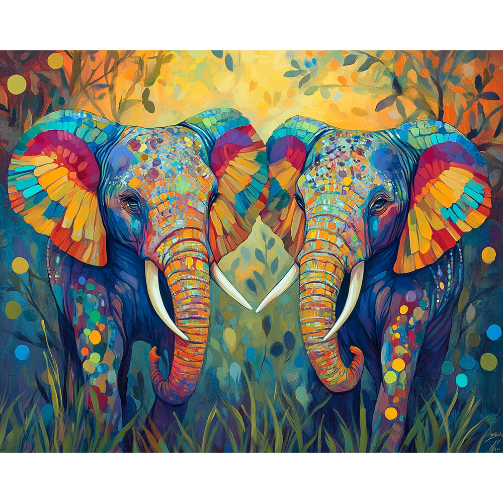 Elephant Painting By Number 2