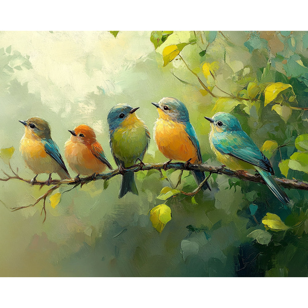Singing Bird Painting By Number 2