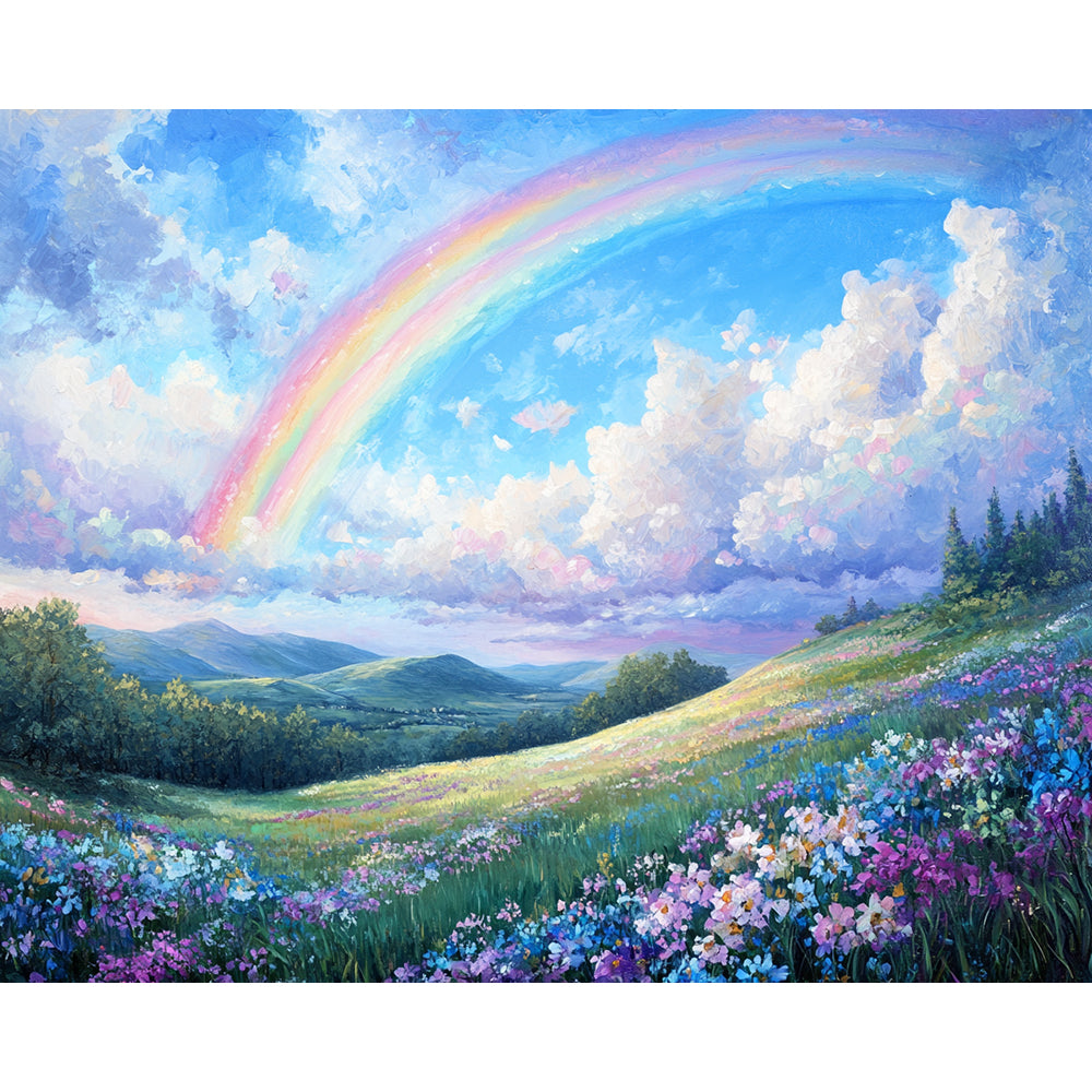 Mountain Valley Painting By Number 2