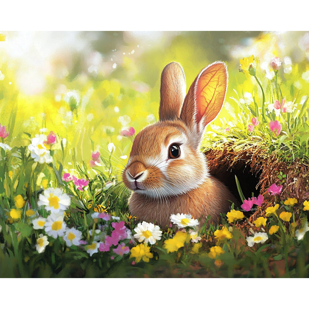 Rabbit Painting By Number 2