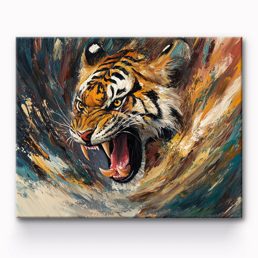 Tiger Painting By Number 1