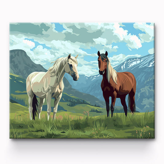 Horse Painting By Number 1