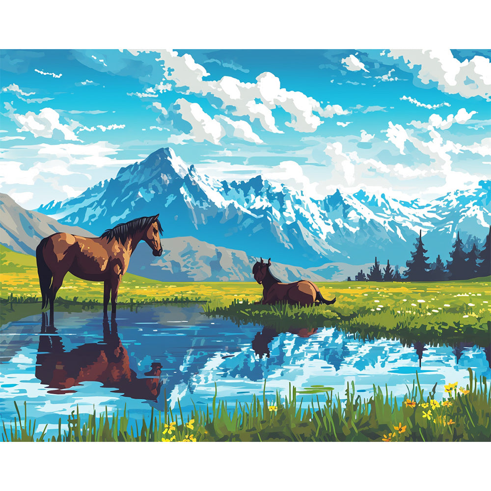 Horse Painting By Number 2
