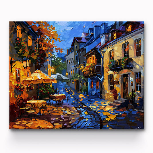 City Streets Painting By Number 1