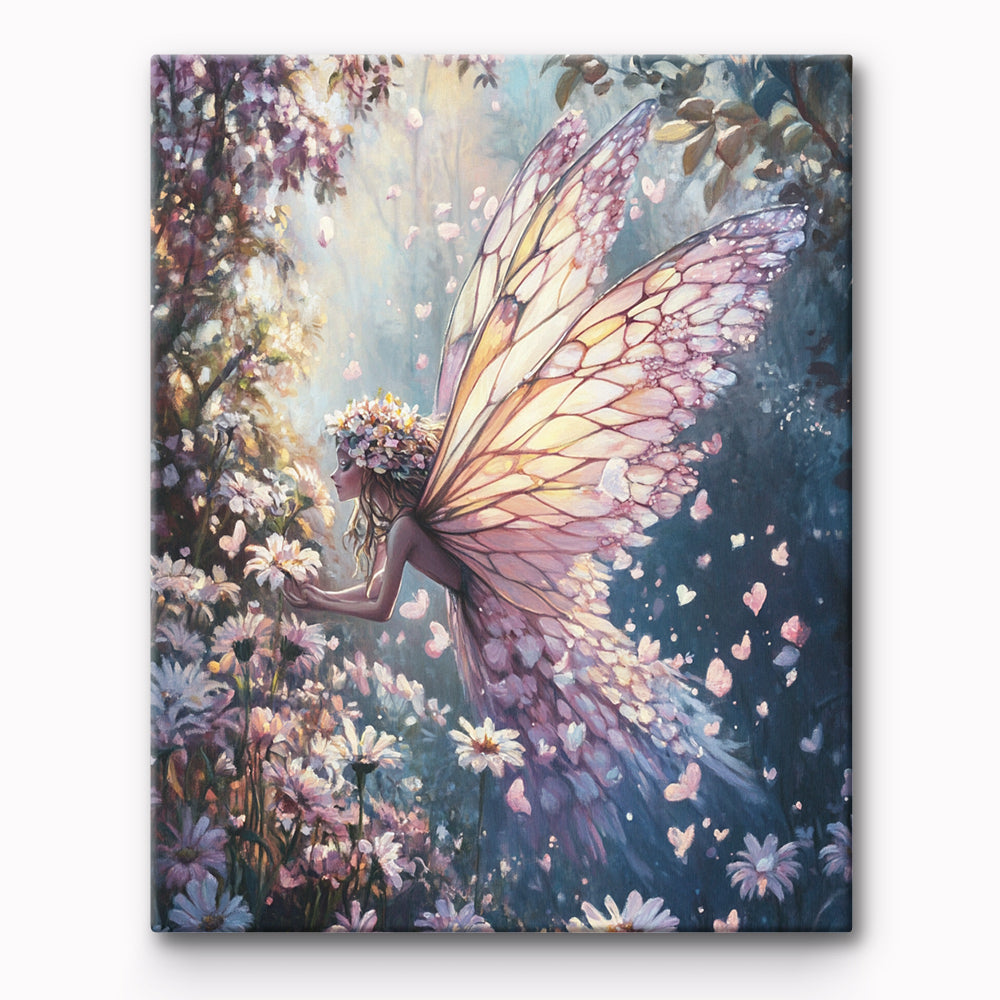Butterfly Girl Painting By Number 1