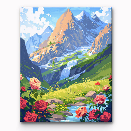 Mountain Painting By Number 1