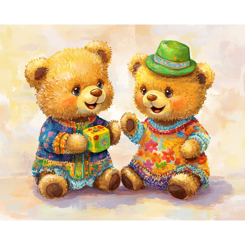 Vinnie Bear Painting By Number 2