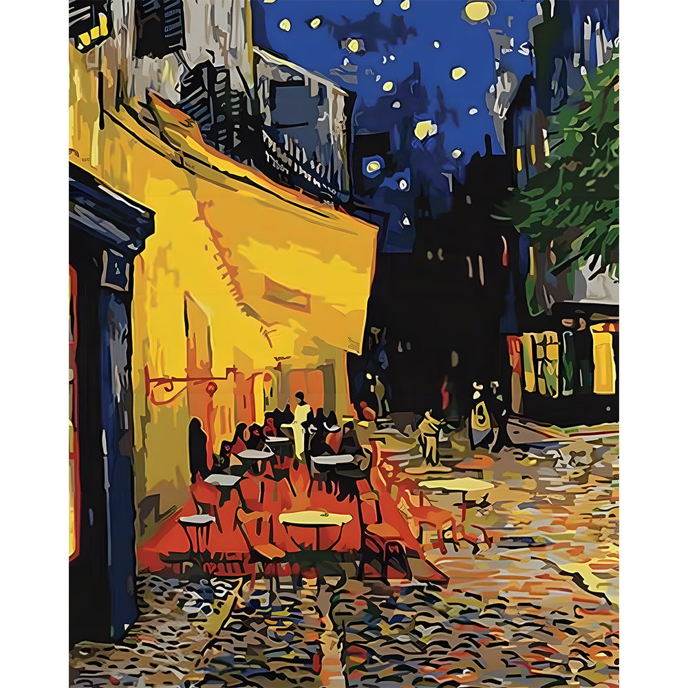 Roadside Restaurants Painting By Number 2