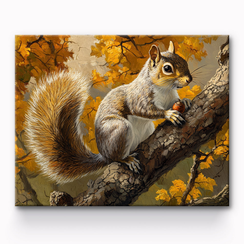 Squirrels Painting By Number 1