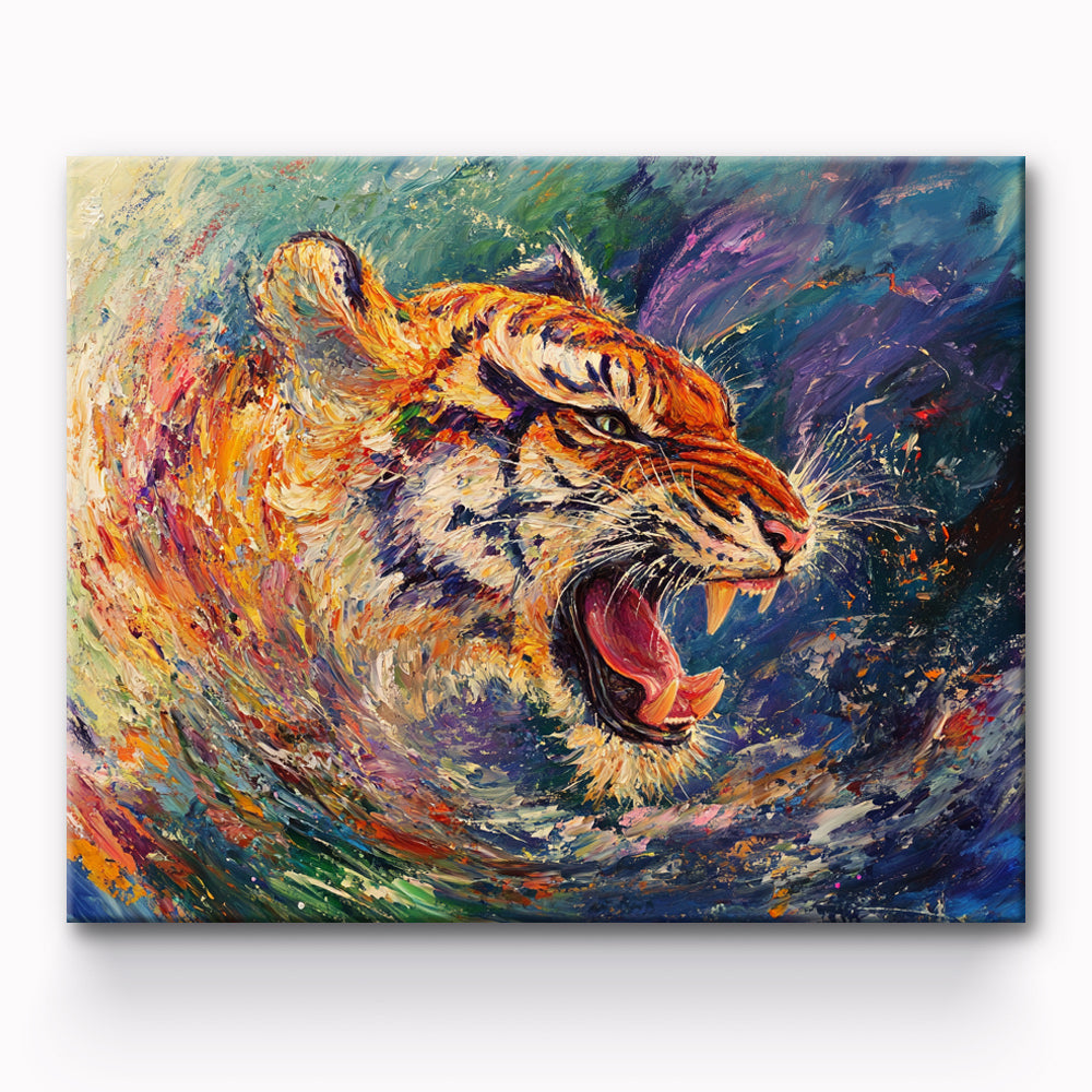 Tiger Painting By Number 1
