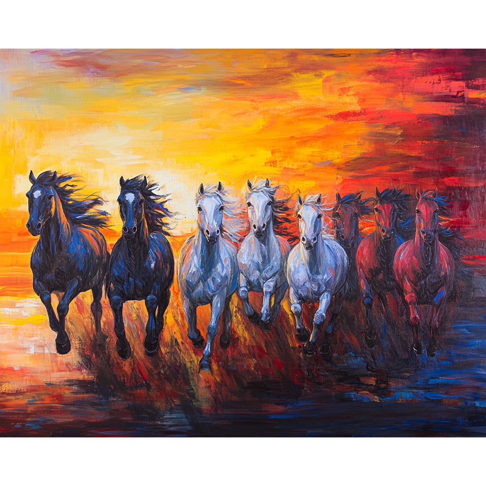 Horses Painting By Number 2