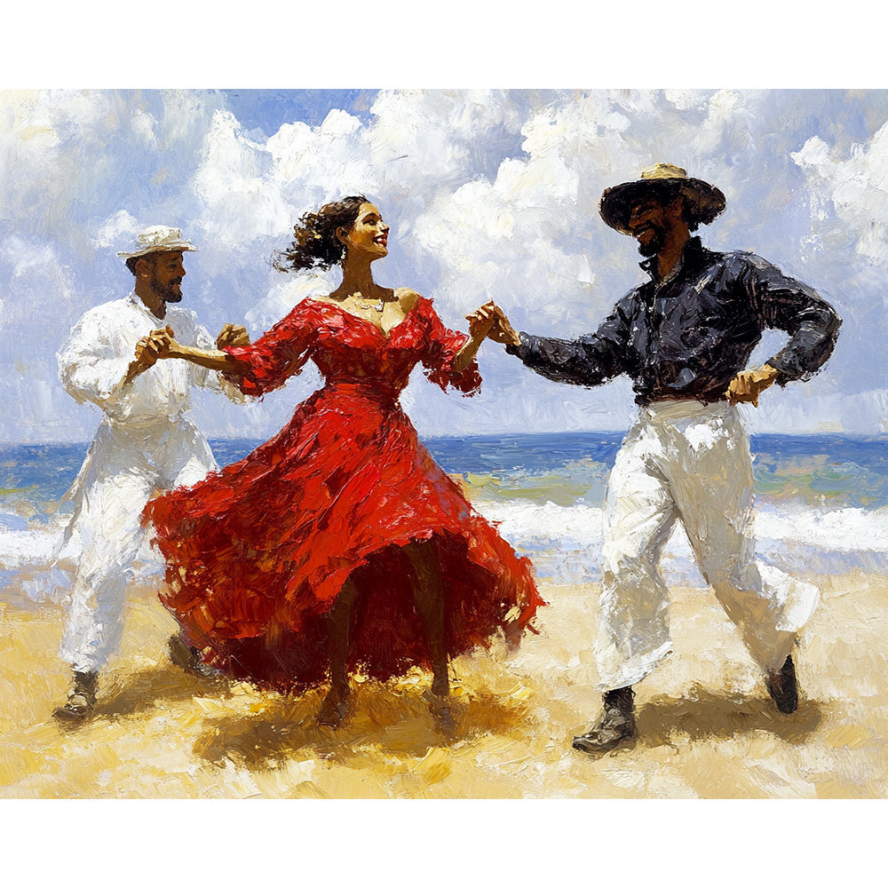 Dancing By The Lake Painting By Number 2
