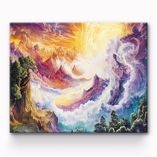 Sky And Cloud Painting By Number 1