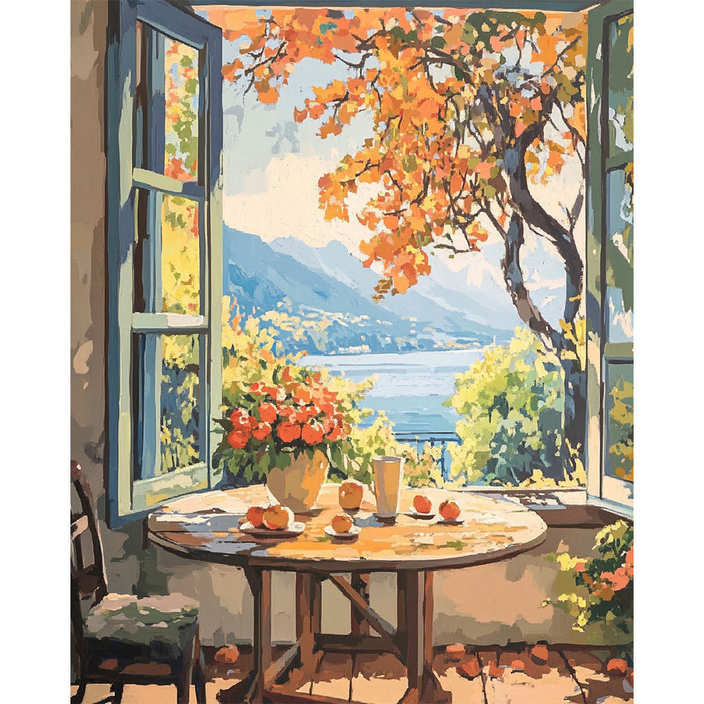 Window View  Painting By Number 2