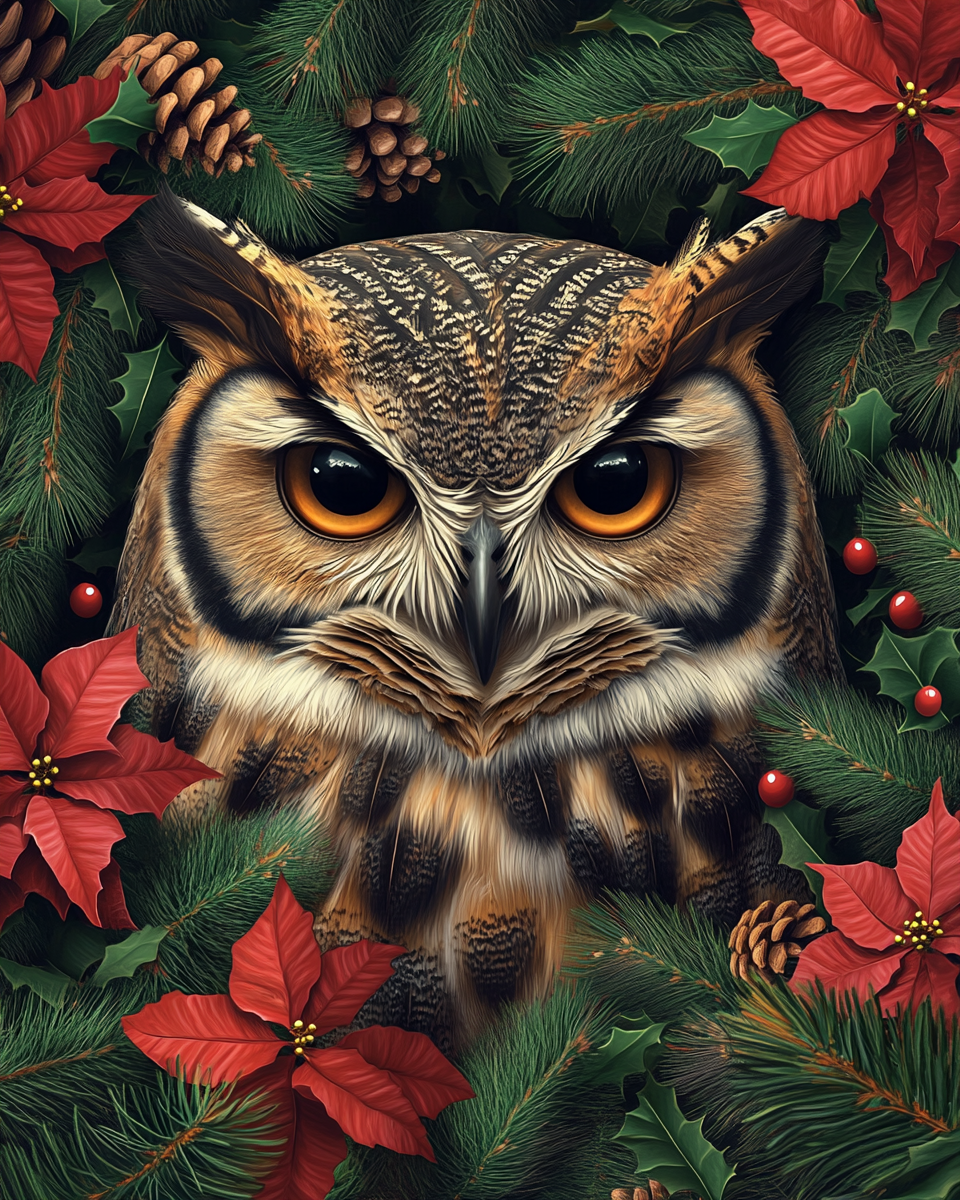 Owl Painting By Number 2