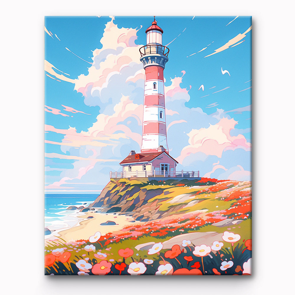 Lighthouses Painting By Number 1