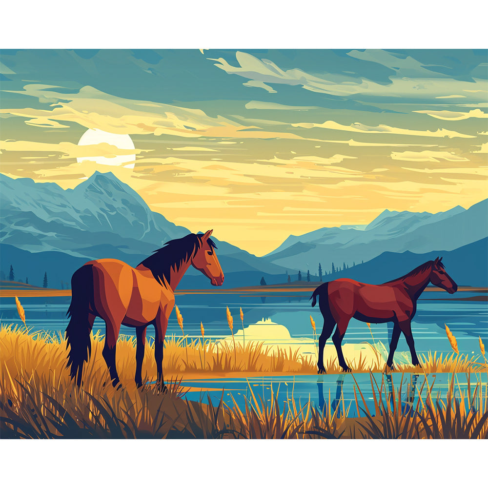 Horse Painting By Number 2