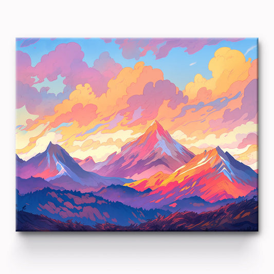 Mountain Painting By Number 1