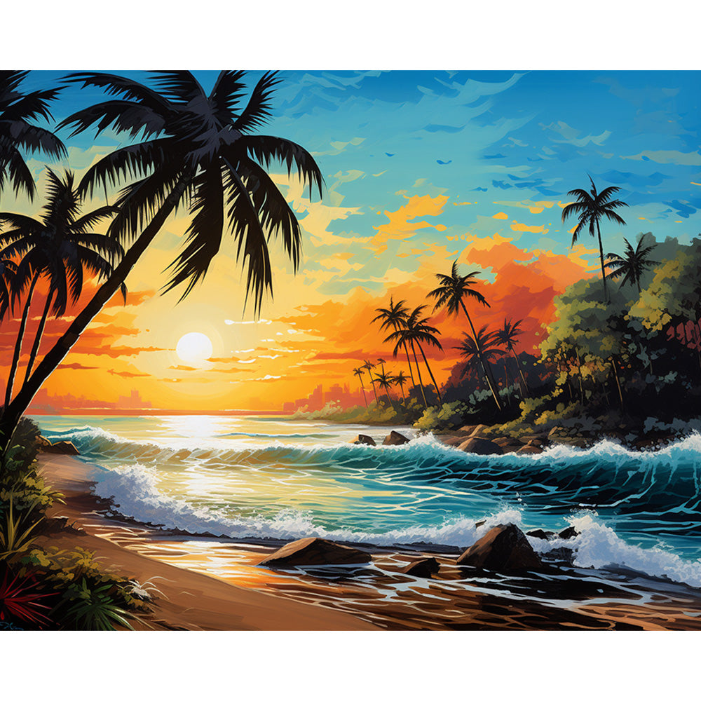 Beaches Painting By Number 2