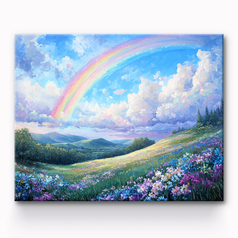 Mountain Valley Painting By Number 1