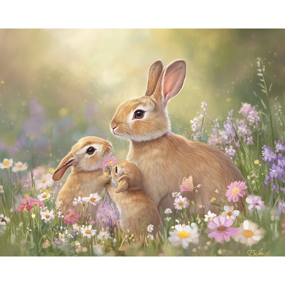 Rabbit Painting By Number 2