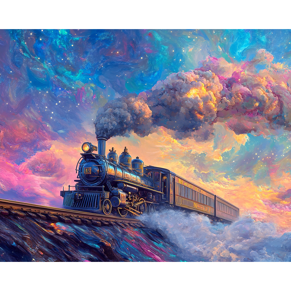 Train Painting By Number 2