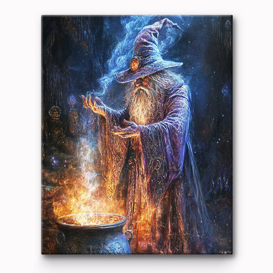 The Wizard With Medicine Painting By Number 1