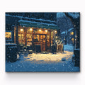 Street Coffee Store Painting By Number 1