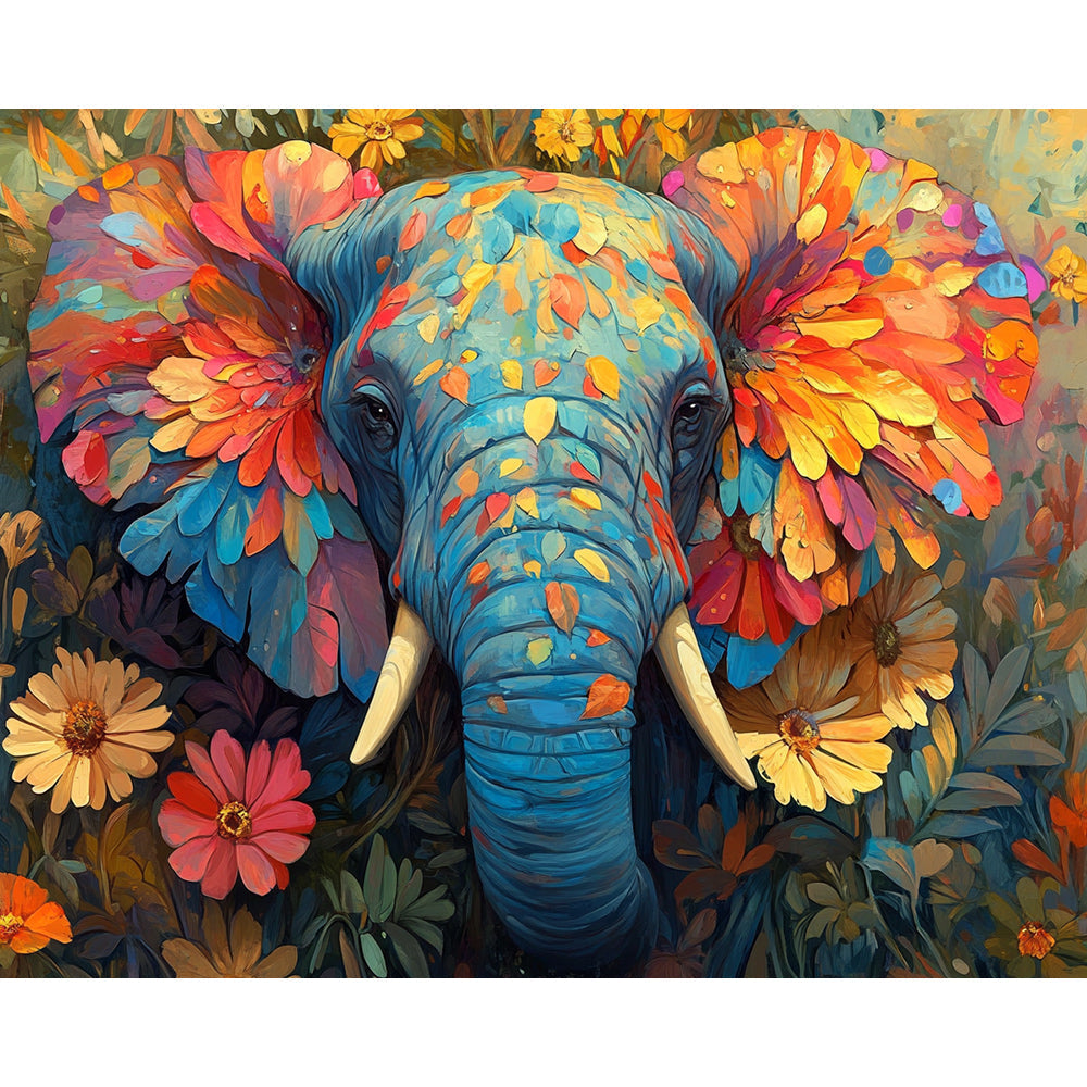 Elephant Painting By Number 2