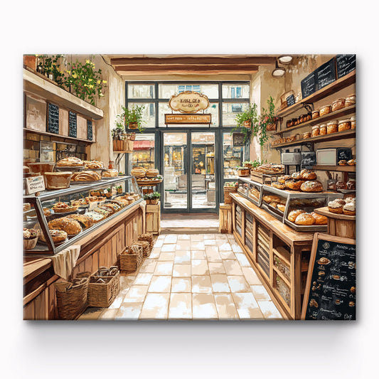 Bakery Store Painting By Number 1