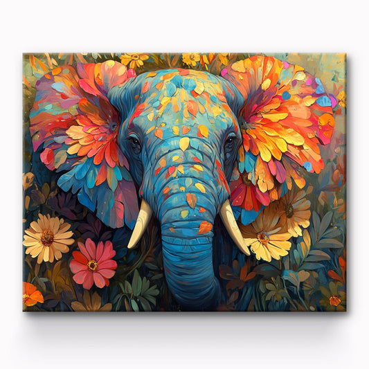 Elephant Painting By Number 1